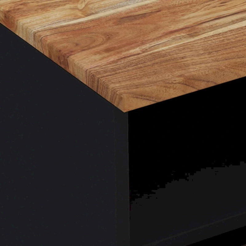 vidaXL TV Stand 27.6 x13 x18.1  Solid Wood Mango