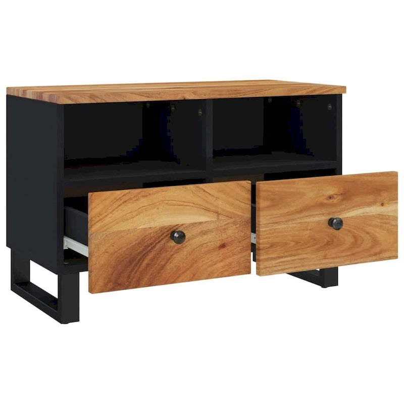 vidaXL TV Stand 27.6 x13 x18.1  Solid Wood Mango