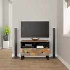 vidaXL TV Stand 27.6 x13 x18.1  Solid Wood Mango