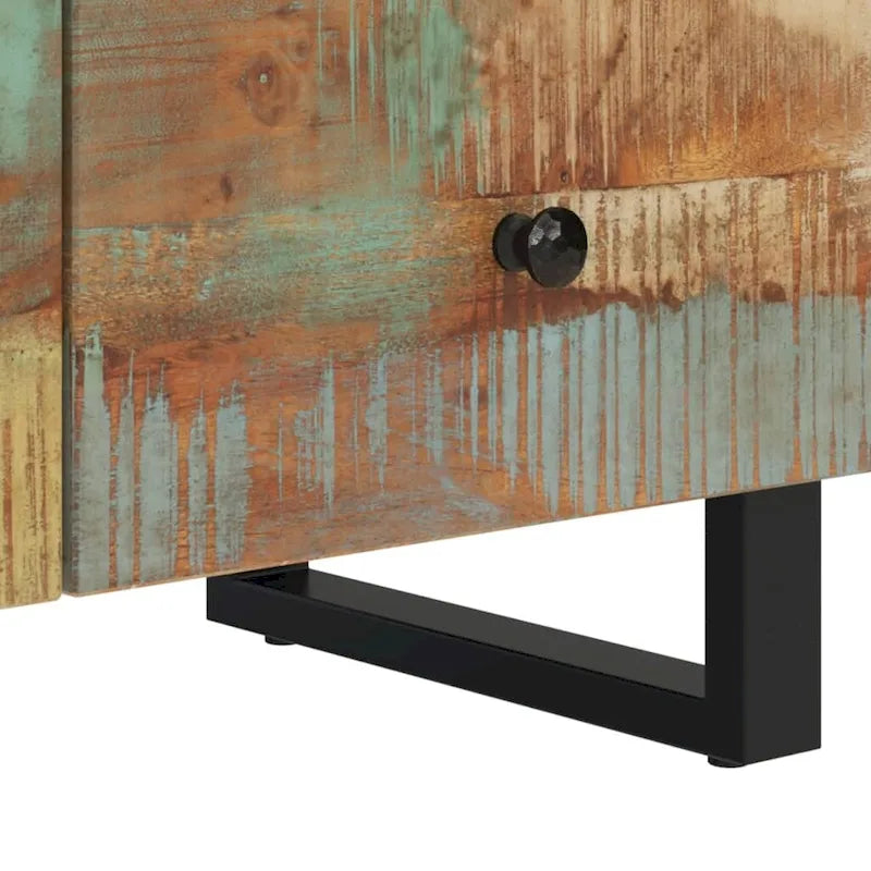 vidaXL TV Stand 27.6 x13 x18.1  Solid Wood Mango
