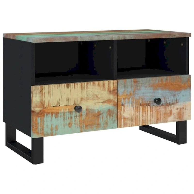 vidaXL TV Stand 27.6 x13 x18.1  Solid Wood Mango