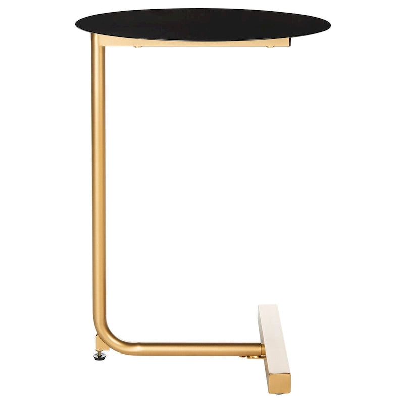 SAFAVIEH Aline Round Side Drink C-Table - 17.7  W x 17.7  L x 25  H - 18Wx18Dx25H