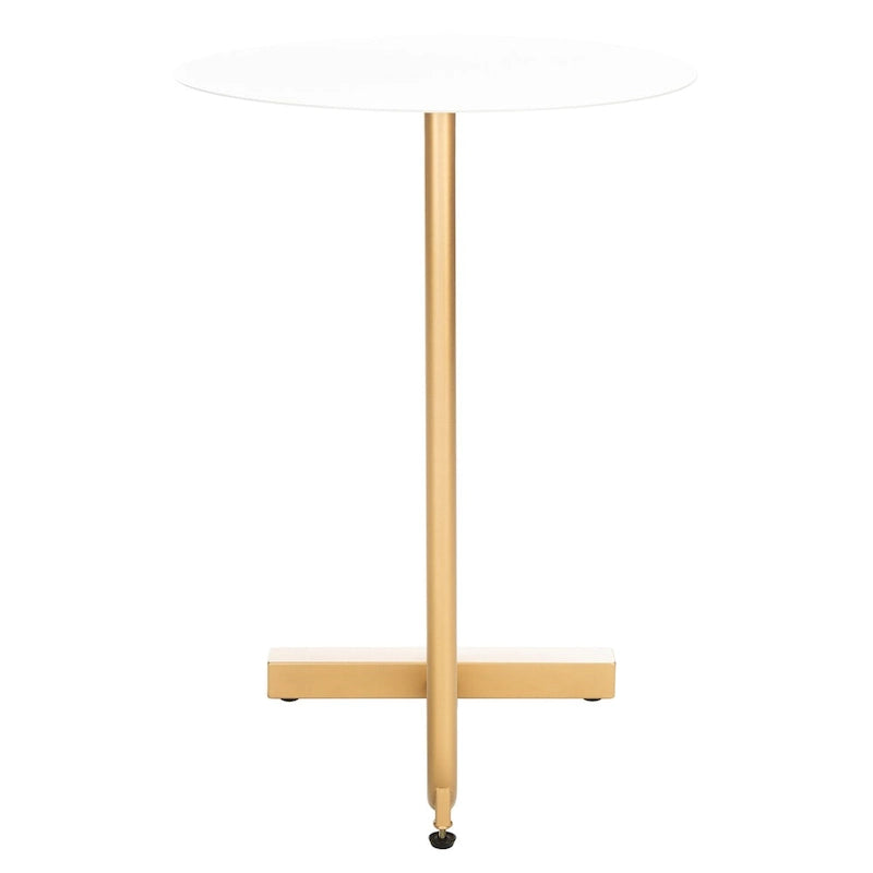 SAFAVIEH Aline Round Side Drink C-Table - 17.7  W x 17.7  L x 25  H - 18Wx18Dx25H