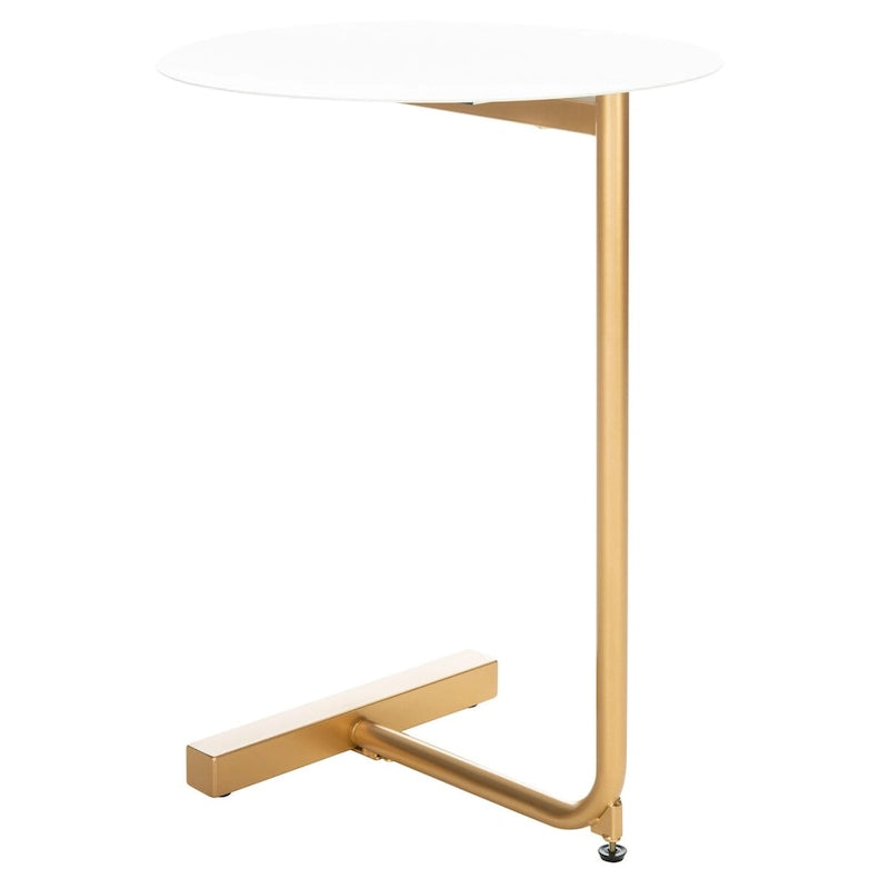 SAFAVIEH Aline Round Side Drink C-Table - 17.7  W x 17.7  L x 25  H - 18Wx18Dx25H