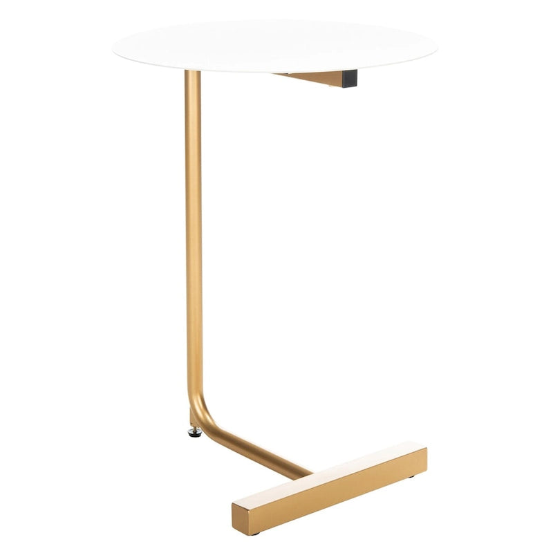 SAFAVIEH Aline Round Side Drink C-Table - 17.7  W x 17.7  L x 25  H - 18Wx18Dx25H