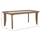 SAFAVIEH Asthildur Coffee Table - 47  L x 24  D x 20  H - 47Wx24Dx20H