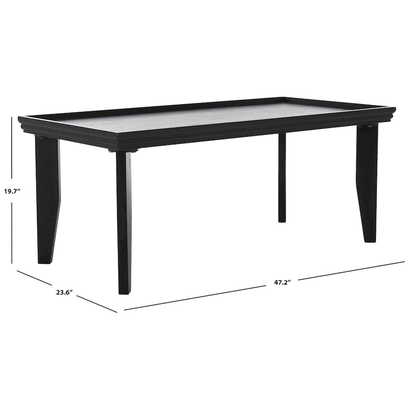 SAFAVIEH Asthildur Coffee Table - 47  L x 24  D x 20  H - 47Wx24Dx20H