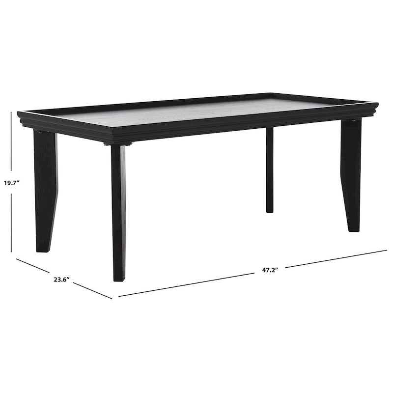 SAFAVIEH Asthildur Coffee Table - 47  L x 24  D x 20  H - 47Wx24Dx20H