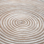 SAFAVIEH Zinca Pedestal Metal Round Coffee Table - 31.5  W x 31.5  L x 17.7  H - 32Wx32Dx18H