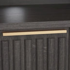 SAFAVIEH Alyse 2-Drawer 2-Shelf Entertainment Media Stand (Fits Up To 65  Flatscreen TV) - 60.4 In. x 15.6 In. x 24.8 In.