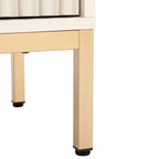 SAFAVIEH Alyse 2-Drawer 2-Shelf Entertainment Media Stand (Fits Up To 65  Flatscreen TV) - 60.4 In. x 15.6 In. x 24.8 In.