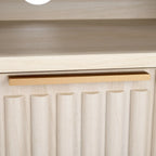 SAFAVIEH Alyse 2-Drawer 2-Shelf Entertainment Media Stand (Fits Up To 65  Flatscreen TV) - 60.4 In. x 15.6 In. x 24.8 In.