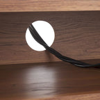 SAFAVIEH Alyse 2-Drawer 2-Shelf Entertainment Media Stand (Fits Up To 65  Flatscreen TV) - 60.4 In. x 15.6 In. x 24.8 In.