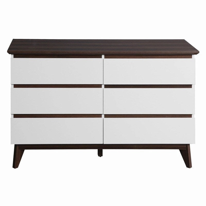 47.2  W Modern 6-Drawer Storage Chest Dresser