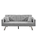 Linen Convertible Sofa