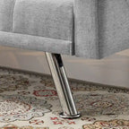 Linen Convertible Sofa