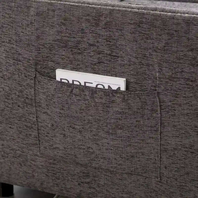 Modern chenille Fabric Loveseat, 2-Seat Upholstered Loveseat Sofa Modern Couch for Living Room Bedroom Apartment