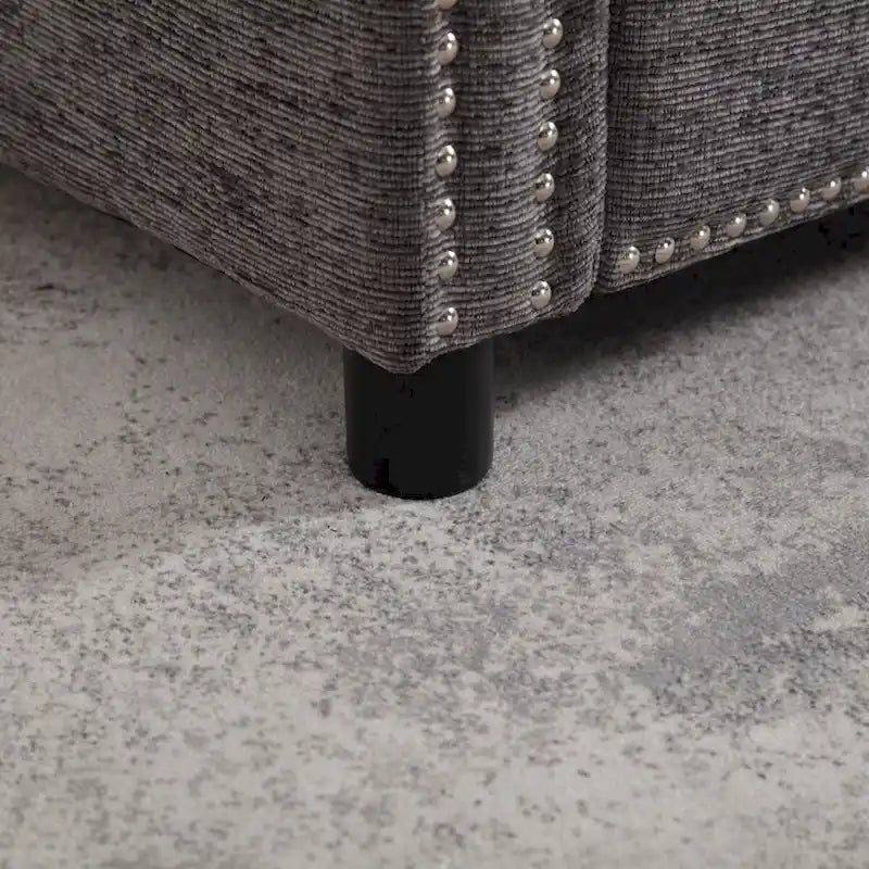 Modern chenille Fabric Loveseat, 2-Seat Upholstered Loveseat Sofa Modern Couch for Living Room Bedroom Apartment