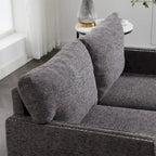 Modern chenille Fabric Loveseat, 2-Seat Upholstered Loveseat Sofa Modern Couch for Living Room Bedroom Apartment