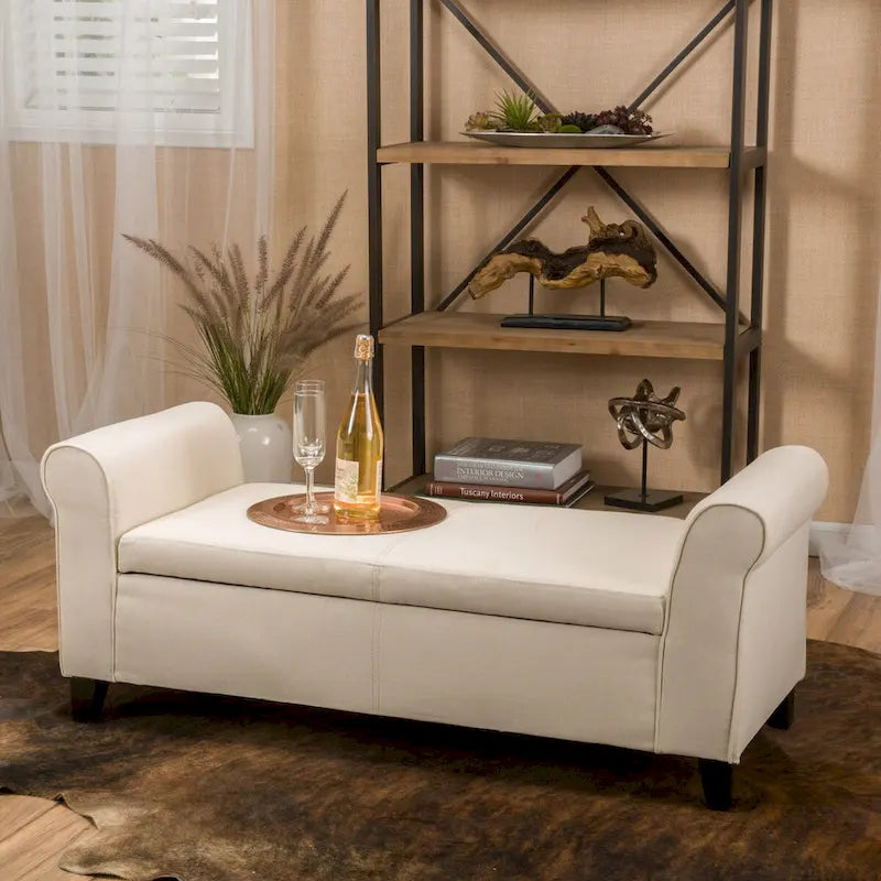 Modern Storage Bench for Bedside Living Room and Entryway