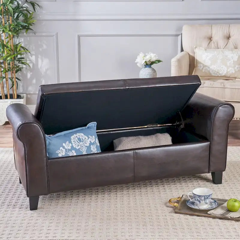 Modern Storage Bench for Bedside Living Room and Entryway