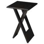 Handmade Hammond Black Folding Table (India)