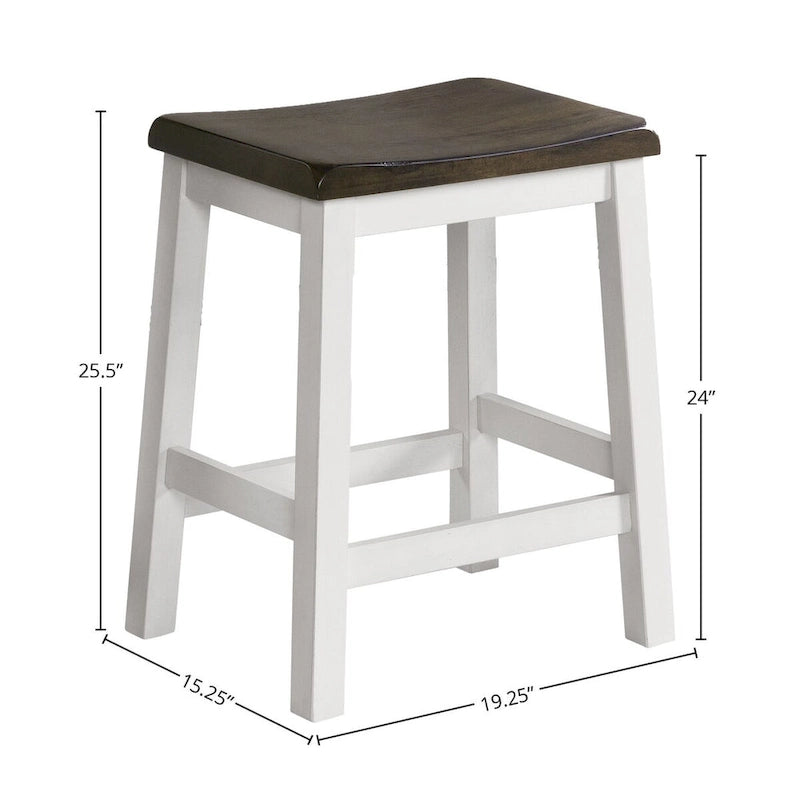 Kona 24  Backless Counter Stool (Set of 2)