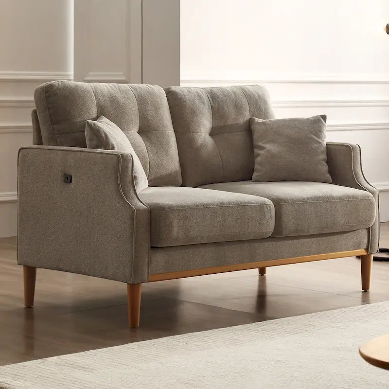 2 Seater Loveseat,USB Charge