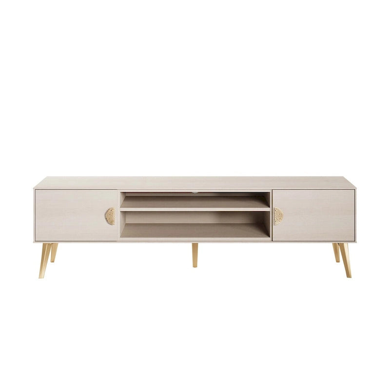Manhattan Comfort Haley 70.9  Mid-Century Modern TV Stand