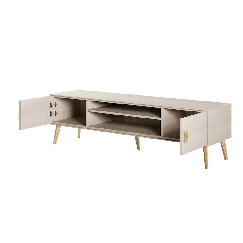 Manhattan Comfort Haley 70.9  Mid-Century Modern TV Stand