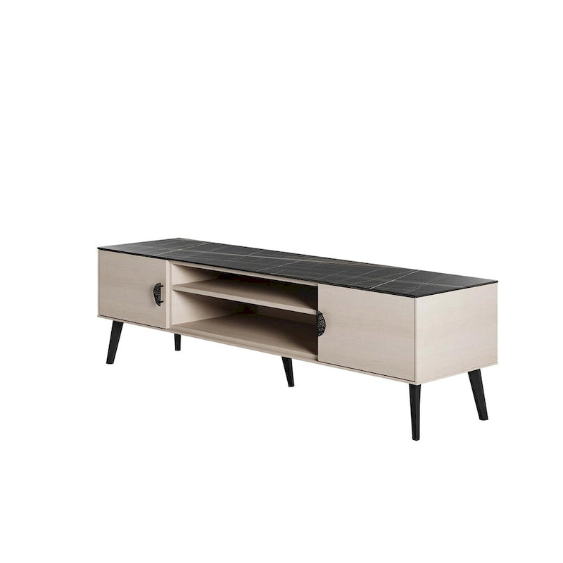 Manhattan Comfort Haley 70.9  Mid-Century Modern TV Stand