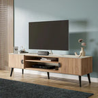 Manhattan Comfort Haley 70.9  Mid-Century Modern TV Stand