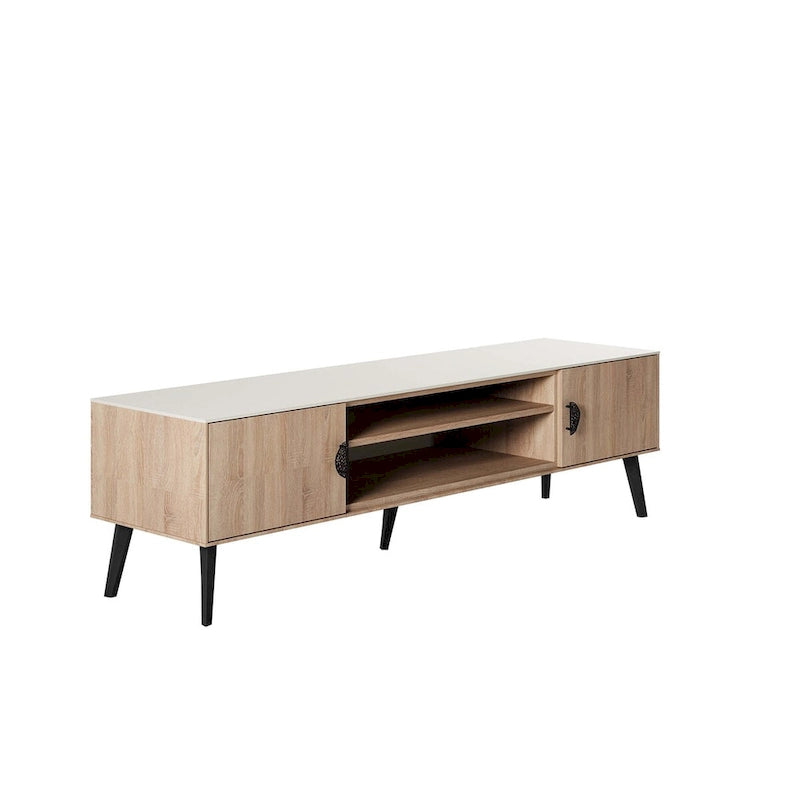 Manhattan Comfort Haley 70.9  Mid-Century Modern TV Stand
