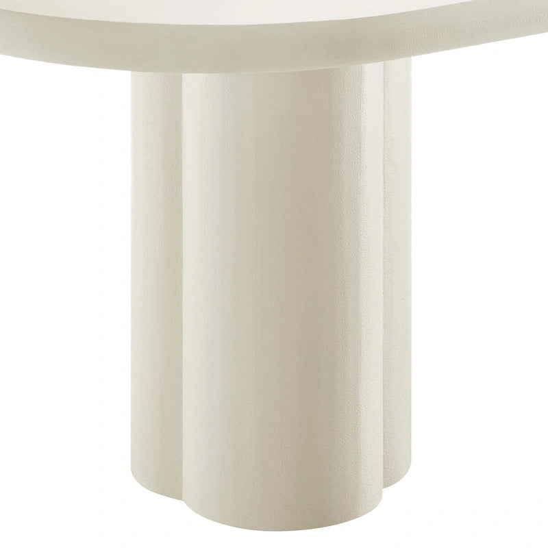 Caspian 72  Oval Concrete Dining Table