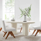 Caspian 72  Oval Concrete Dining Table