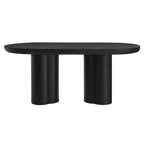 Caspian 72  Oval Concrete Dining Table