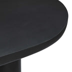Caspian 72  Oval Concrete Dining Table
