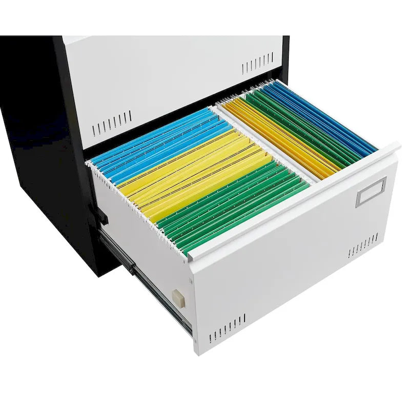 3 Drawer Metal Lateral File Cabinet with Lock,Office Vertical Files Cabinet ,Locking Metal File Cabinet,Assembly Required