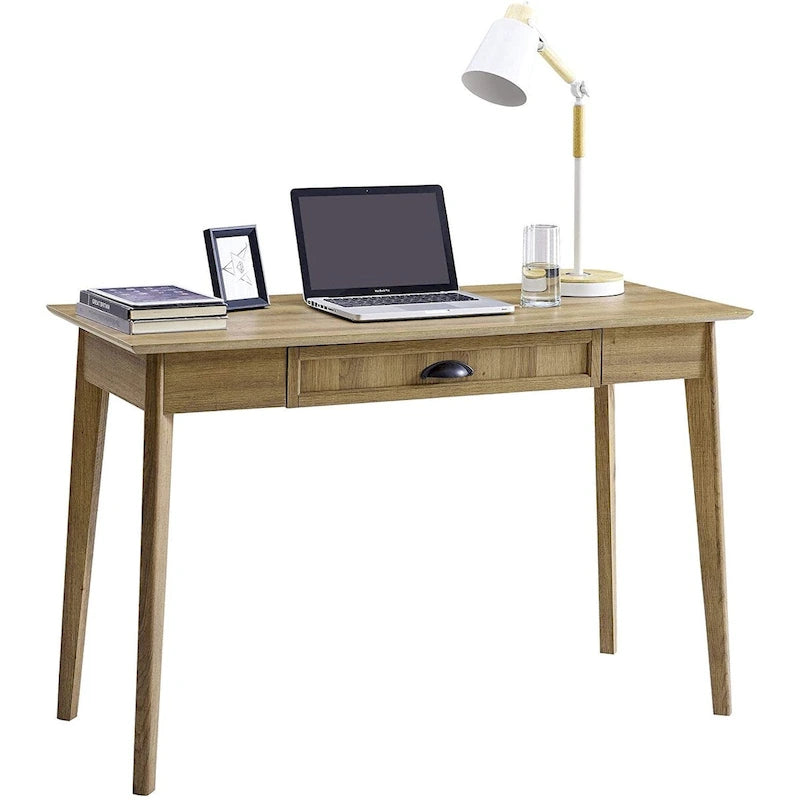 Caffoz Home Office Modern Writing Desk with Drawer and USB Hub