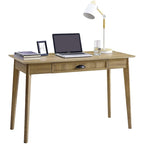 Caffoz Home Office Modern Writing Desk with Drawer and USB Hub