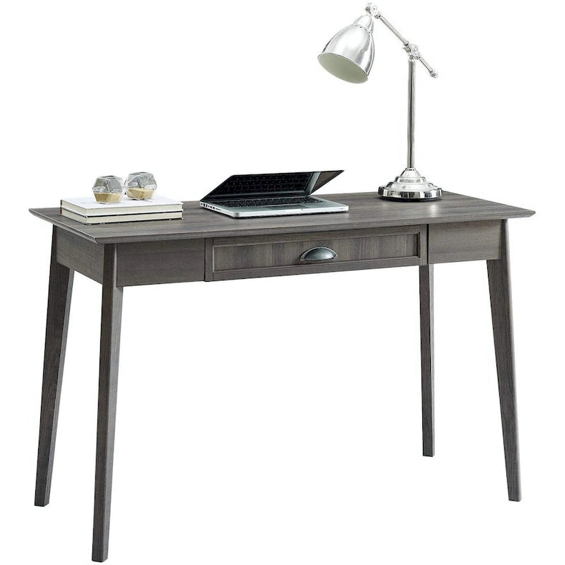 Caffoz Home Office Modern Writing Desk with Drawer and USB Hub