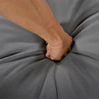 Rattan Swivel Egg Patio Chair with Rocking Function and Cushions