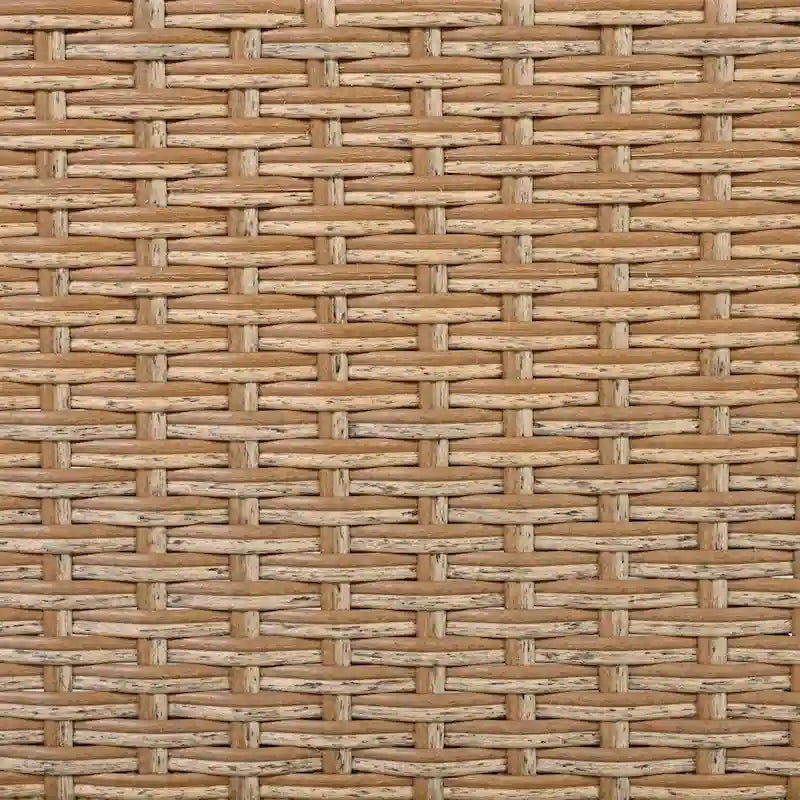 Rattan Swivel Egg Patio Chair with Rocking Function and Cushions