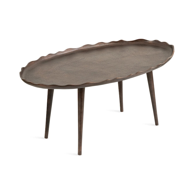 Kate and Laurel Alessia Oval Coffee Table