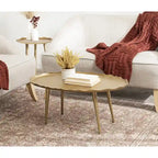 Kate and Laurel Alessia Oval Coffee Table
