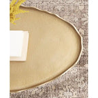 Kate and Laurel Alessia Oval Coffee Table