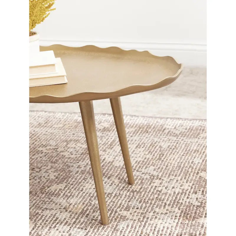 Kate and Laurel Alessia Oval Coffee Table