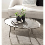 Kate and Laurel Alessia Oval Coffee Table