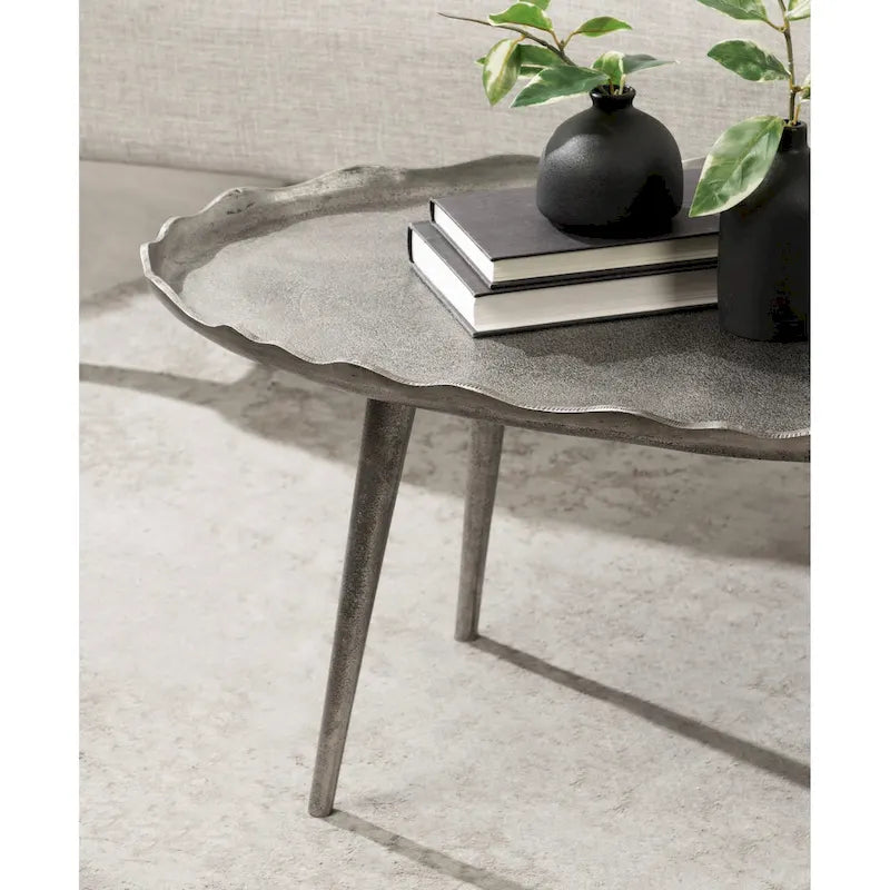 Kate and Laurel Alessia Oval Coffee Table