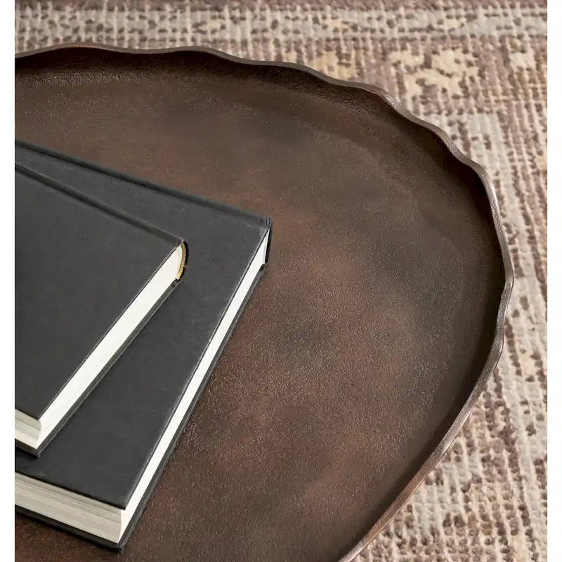 Kate and Laurel Alessia Oval Coffee Table